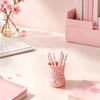 3D Printed Flower Vase, Exquisite Flower Embossed Vase, Decorative Flower Holder, Multi-purpose Pen Holder for Home Tabletop Decoration