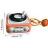 Portable Music Box Pendant Musical Instrument Toy Music Speaker Key Chain Retro Recorder Keychain