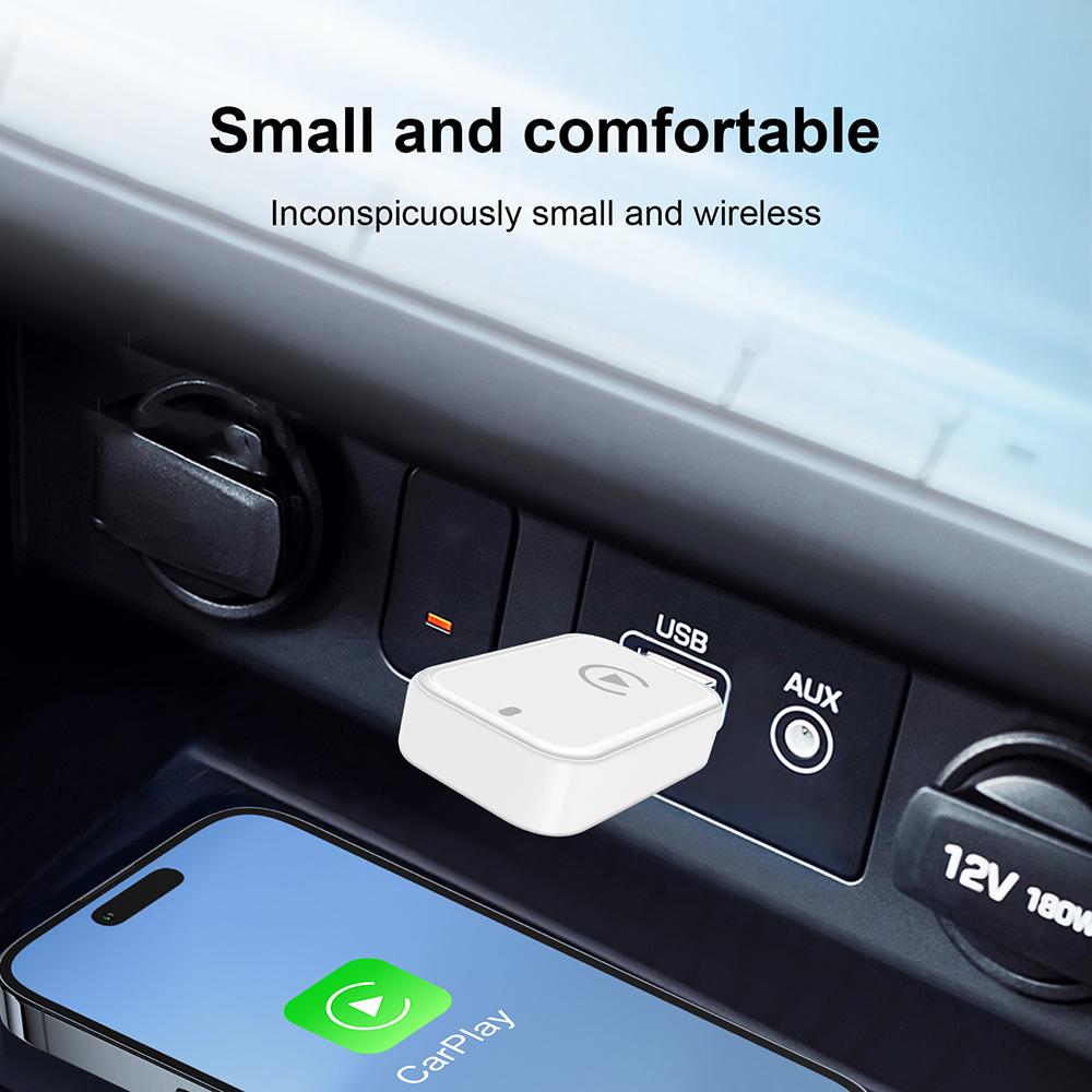2in1 Kabelloser CarPlay Dongle Kabelloser Android Auto Adapter AI Smart Box Für Auto Mit Kabelgebundenem CarPlay Intelligente Fahrzeugsysteme