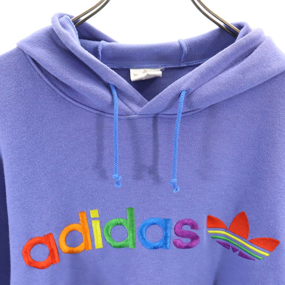 Adidas 80s Vintage Trefoil Logo by Descente Embroidery Long Sleeve Sweatshirts Men's Used