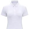 PERFEITO CRIATIVO Women's Seamless Bonded Quick-Dry Polo Shirt