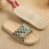 New Thick-Sole Anti-Slip Women's Linen Slippers
