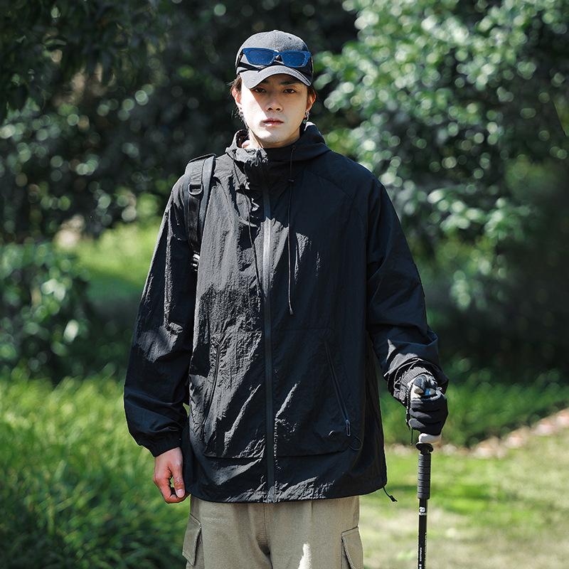 Ice Silk UV Protection Jacket - Unisex Summer Lightweight Sunproof Coat for Fishing & Outdoor Sports