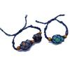 Crystal Holder Bracelet Adjustable Rope Bracelet Cord Handmade Woven Netted Cage