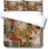 African 3D Digital Printing Polyester Quilt Cover Pillowcase Two Or Three-Piece Set