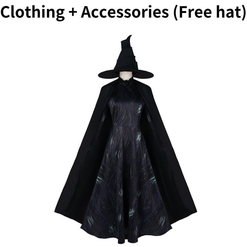 Glinda Elphaba Wicked Skirt Role Play Cosplay Costume Suits Performance Clothes