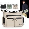 Fashion Men Bags Women Shoulder Bag  Travel Crossbody Bag For Men & Women Vintage Shoulder Bag With Bottle Pocket