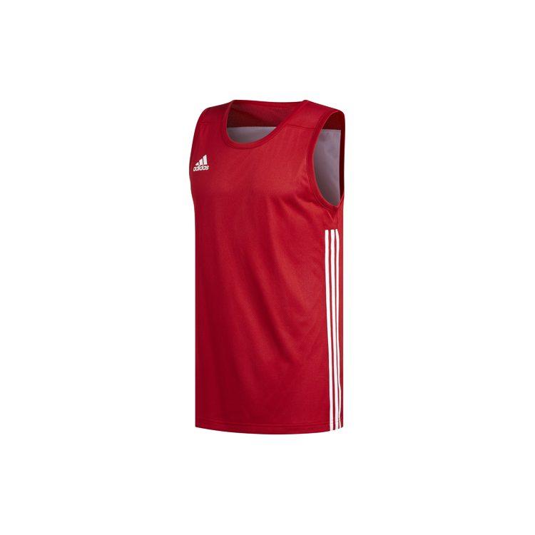 Adidas Basketball Jerseys Men's Red/White Moderate Straight Fit DY6595