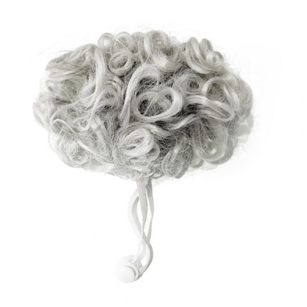 Dog Cosplay Wig Funny Cat Wig with Adjustable Elastic Band Big Wavy Short Curls Pet Afro Hair for Christmas Parties Dress-up
