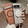 Deer Pattern Leather Slim Soft Case For Google Pixel 9 Pro XL 8A 8 7 Pro 7A Solid Color TPU Matte Shockproof Wireless Charge Magnetic Phone Cover