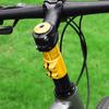Bicycle Mountain Bike Handlebar Fork Stem Riser Rise Up Extender Extension Adaptor Parts (Gold)