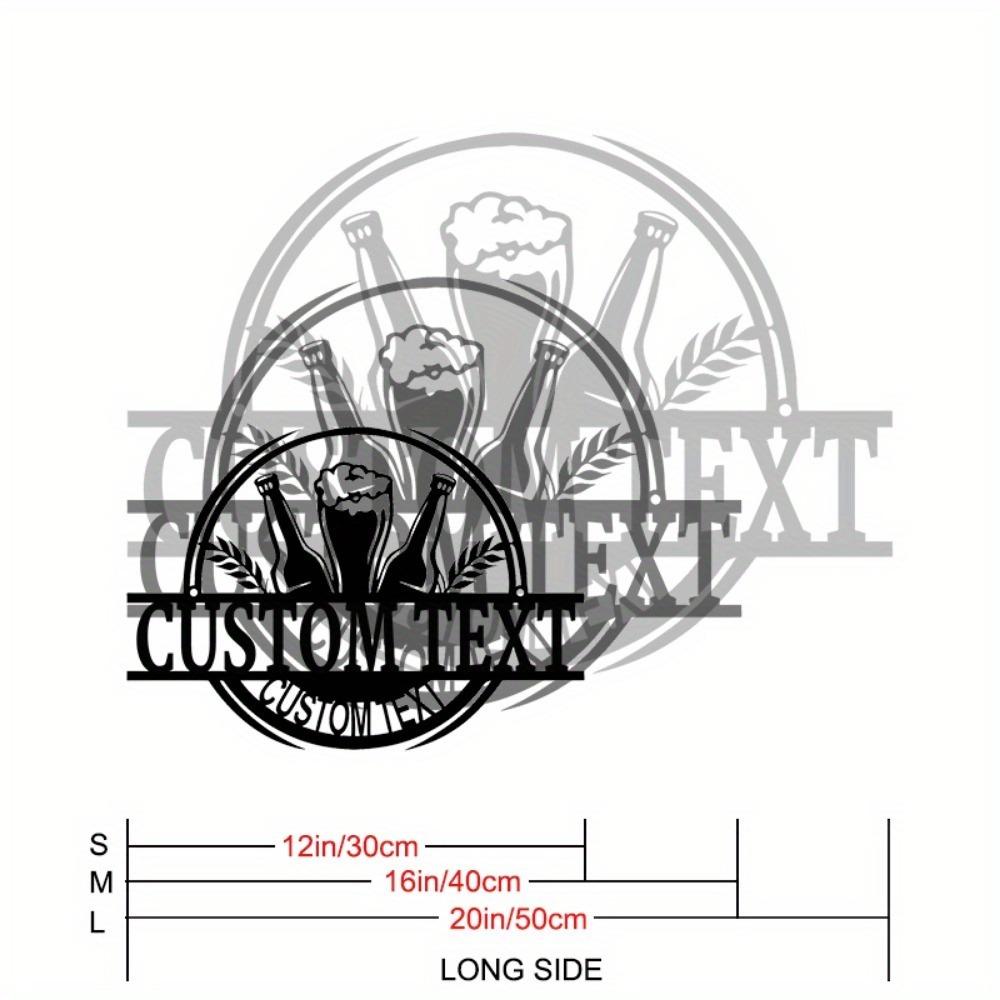 

Retro Metal Beer Sign Wall Decor Home Pub Bar Gift TYDZ002887-30cm