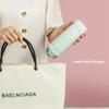 Portable Stainless Steel Thermos with Straw for Students and Girls, Color Changing Vacuum Cup, 350ml