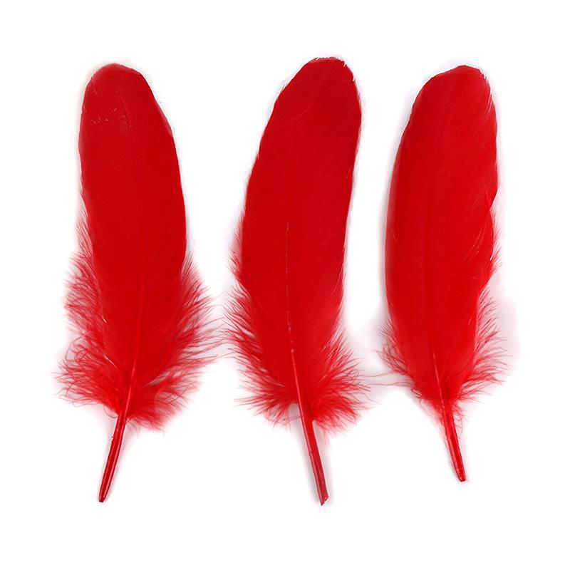 50Pcsdiy Goose Feather Hard Big Floating Feathers Wedding Children Handmade Decorative Materials Dream Catcher Feathers