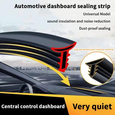 Rubber Car Door Seal Strip Anti Scratch Protector B Pillar Car Weatherstrip Auto Door Edge Waterproof Seal Strip
