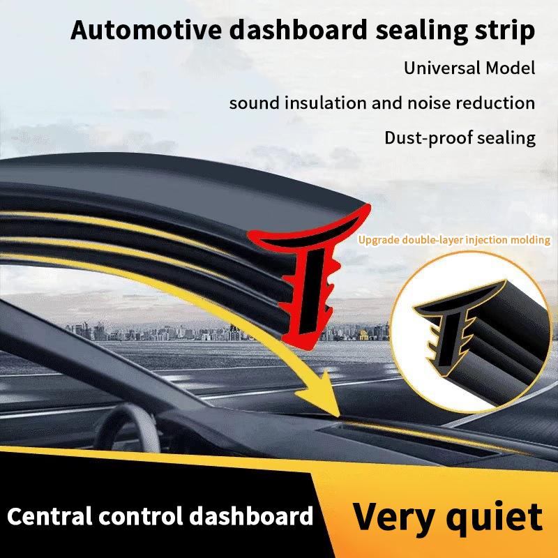Car Door Rubber Seal Strip Anti-Scratch Protector B Pillar Car Rubber Weatherstrip Auto Door Edge Waterproof Seal Strip