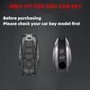 Metal Car Remote Key Cover Case Holder Shell Housing Keyring Keychain Styling Protector Fob for New MG 7 Auto Accessories