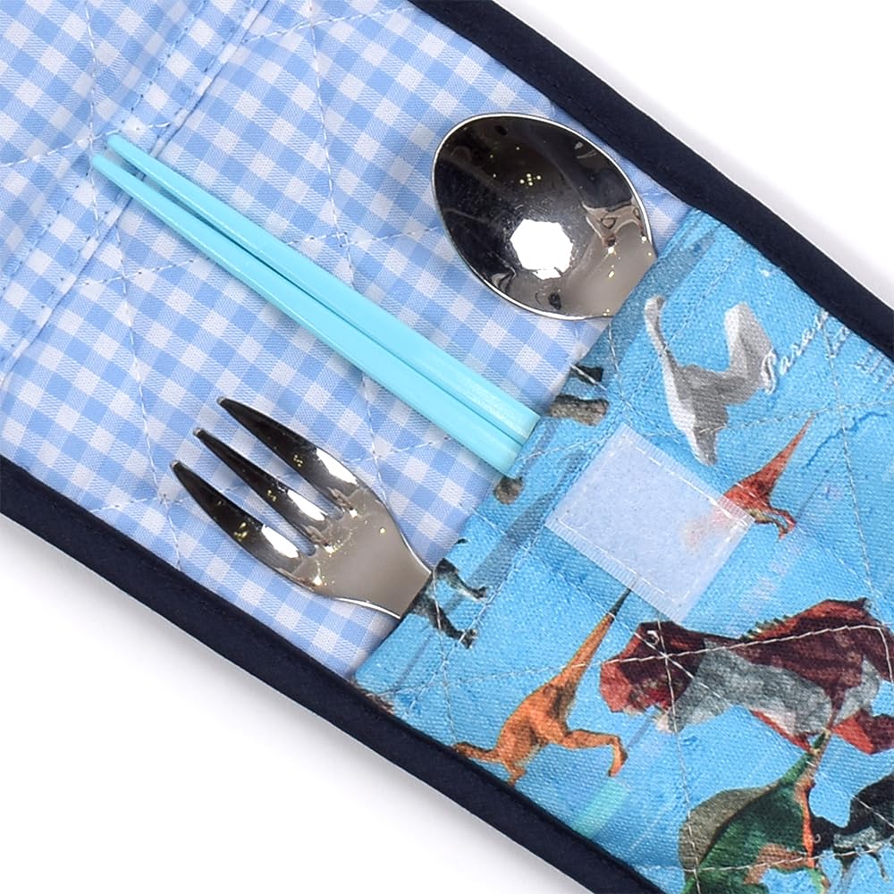 COLORFUL CANDY STYLE Cutlery Case for Dinosaur N4637700 Boys, Cloth, Children, Portable, Cute, Stylish, World,