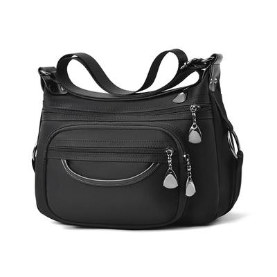 SIRAMO Damen Umhängetasche, Crossbody, Wasserabweisendes Oxford-Gewebe, Leicht, Mehrschichtige Aufbewahrung und Große Kapazität mit Taschen