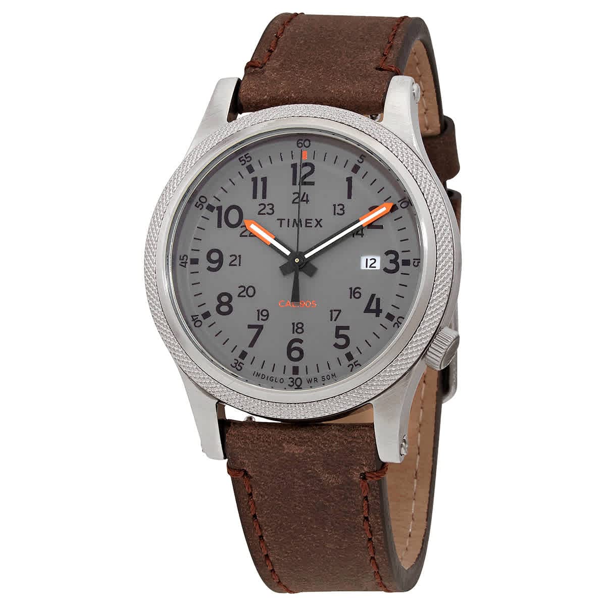 

Годинник Timex Allied LT з коричневим шкіряним чорним циферблатом TW2T33300