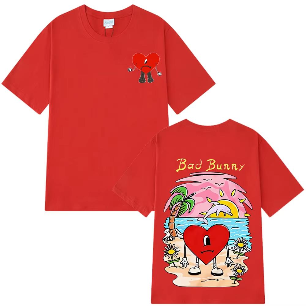 

Bad Bunny Un Verano Sin Ti Graphics PrintedT-shirt Men s Clothes Fashion Hip Hop Summer Cotton Oversized T-shirts Women Tops 4XL