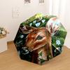 Deer In The Enchanted Forest Compact Travel Automatic Umbrella Compact 8Rib Lightweight Foldable Design Travel Essential Stylish Accessory Spiritual