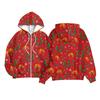 Children Girls And Boys Fashion Jacket Casual Printed Long-sleeved Hooded Cardigan Sweatshirts