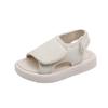 Children's Sandals Solid Soft Sole Velcro 2025 Boys Beach Shoes Summer Girls Mesh Soft Sole Soft Sole Sandals
