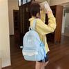 Zaino con Ricamo a Fiocco Pizzo di Nylon Borsa Scolastica per Studenti