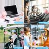 Non-Toxic Baby Cart Stroller Fans Portable High Chair Fan Clip Summer Kids Rechargeable Handheld Electric Fan For Home 3 Speeds