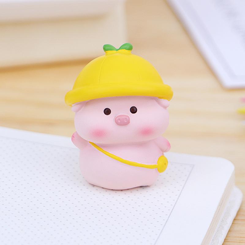 Wang Dou Dou Zhu Cute Cartoon Figurine for Car, Home, or Office Decor