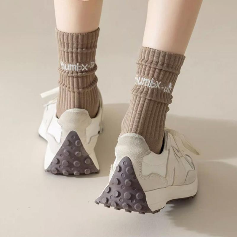 College Tooling Style Lovers All-Match Wear-Resistant Thick Line Socks Men'S And Women'S Autumn And Winter Sports Deodorant Pile