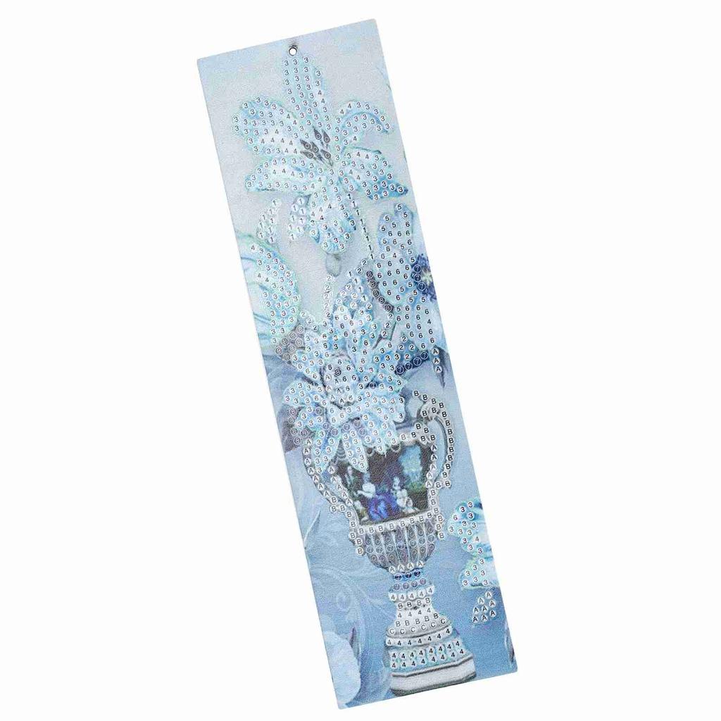DIY Diamond Painting Bookmarks with Tassel Crafts Gift for Home Office School UseAA390?Vase