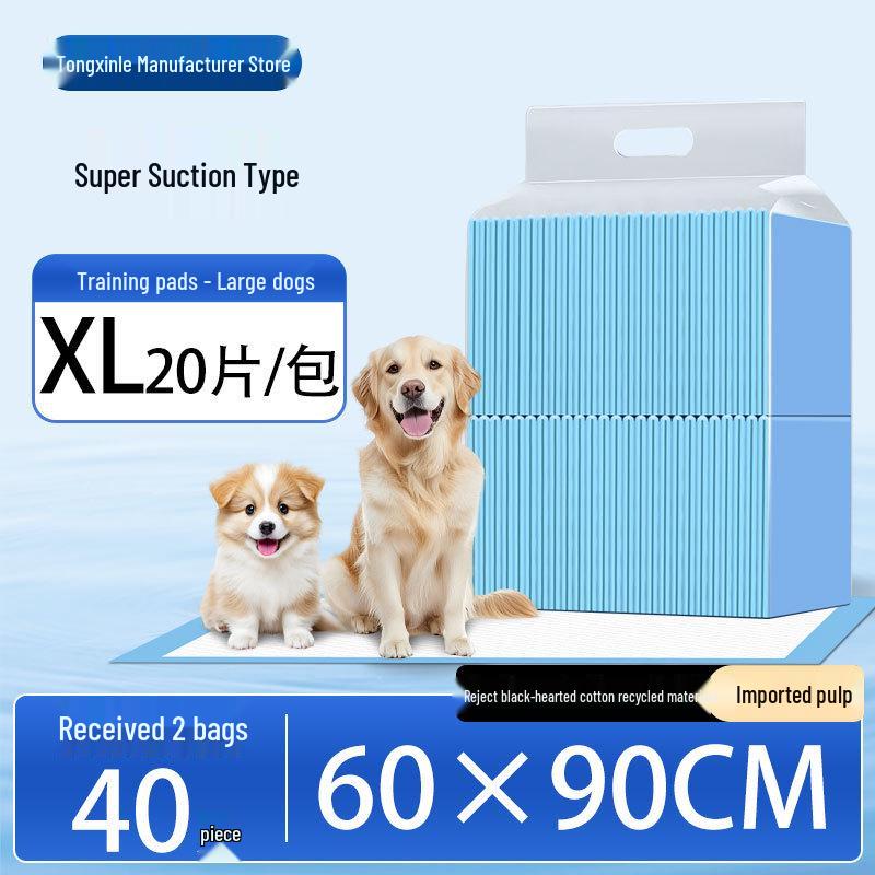 Thick Absorbent Pet Training Pads for Dogs and Cats