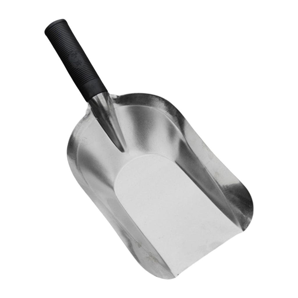 Multipurpose Flat Spoon Garden Shovel Stainless Steel Trowel for Weeding Transplanting and Vegetable Gardening