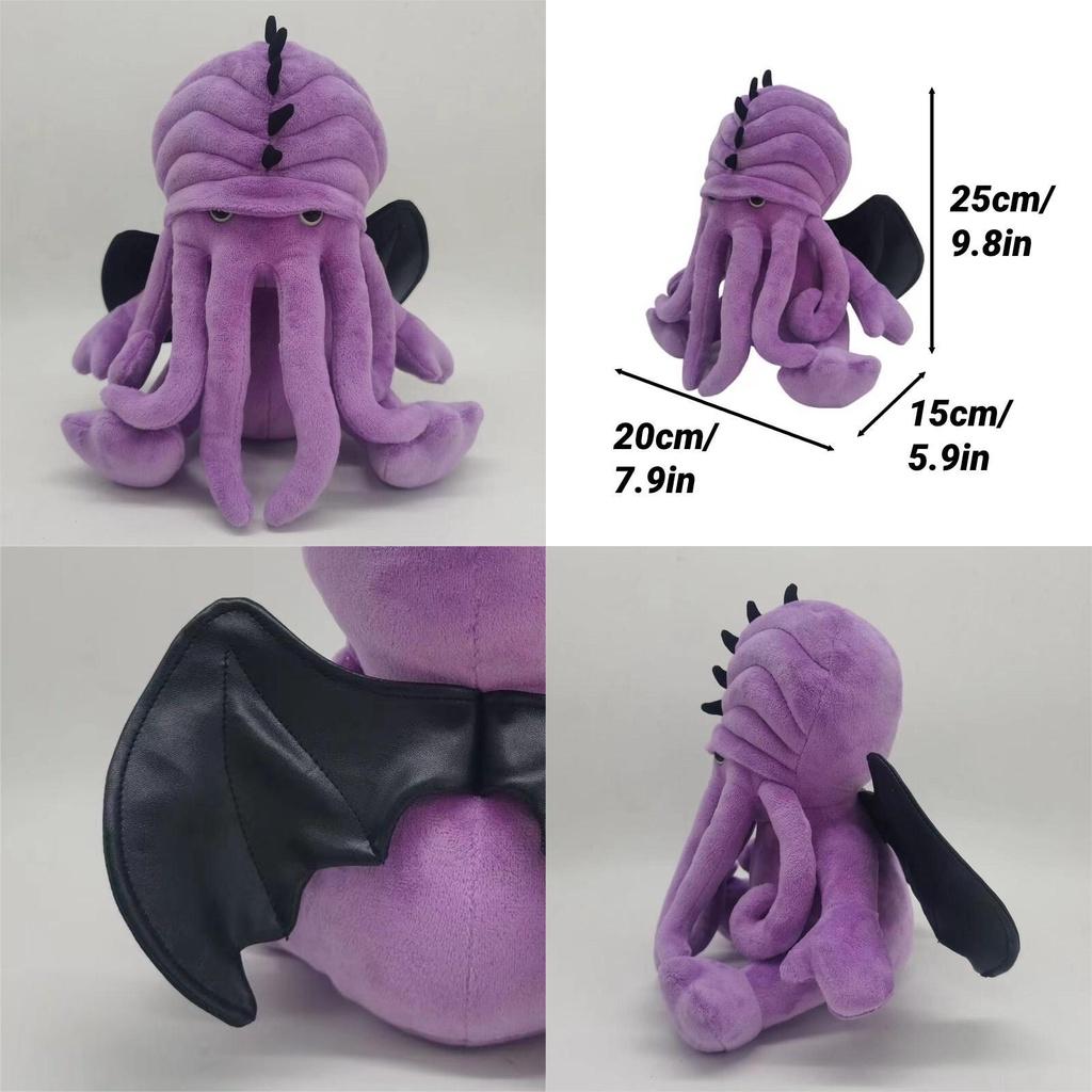 New Cthulhucraft Mythical Creature Octopus Monster Plush Toy For Kids Soft And Huggable 25cm Height