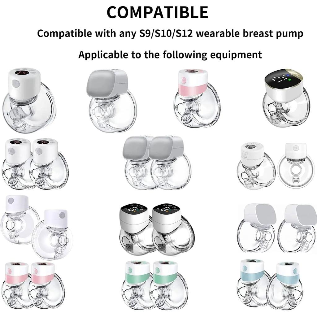 Część zapasowa w tym osłona przeciwpyłowa, membrana, kołnierz, wkładka i silikonowa membrana do naprawy do elektrycznych laktatorów S12