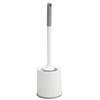 Premium Multi-Purpose Toilet Brush with Base Holder, Long Handle for Home & Commercial Cleaning.