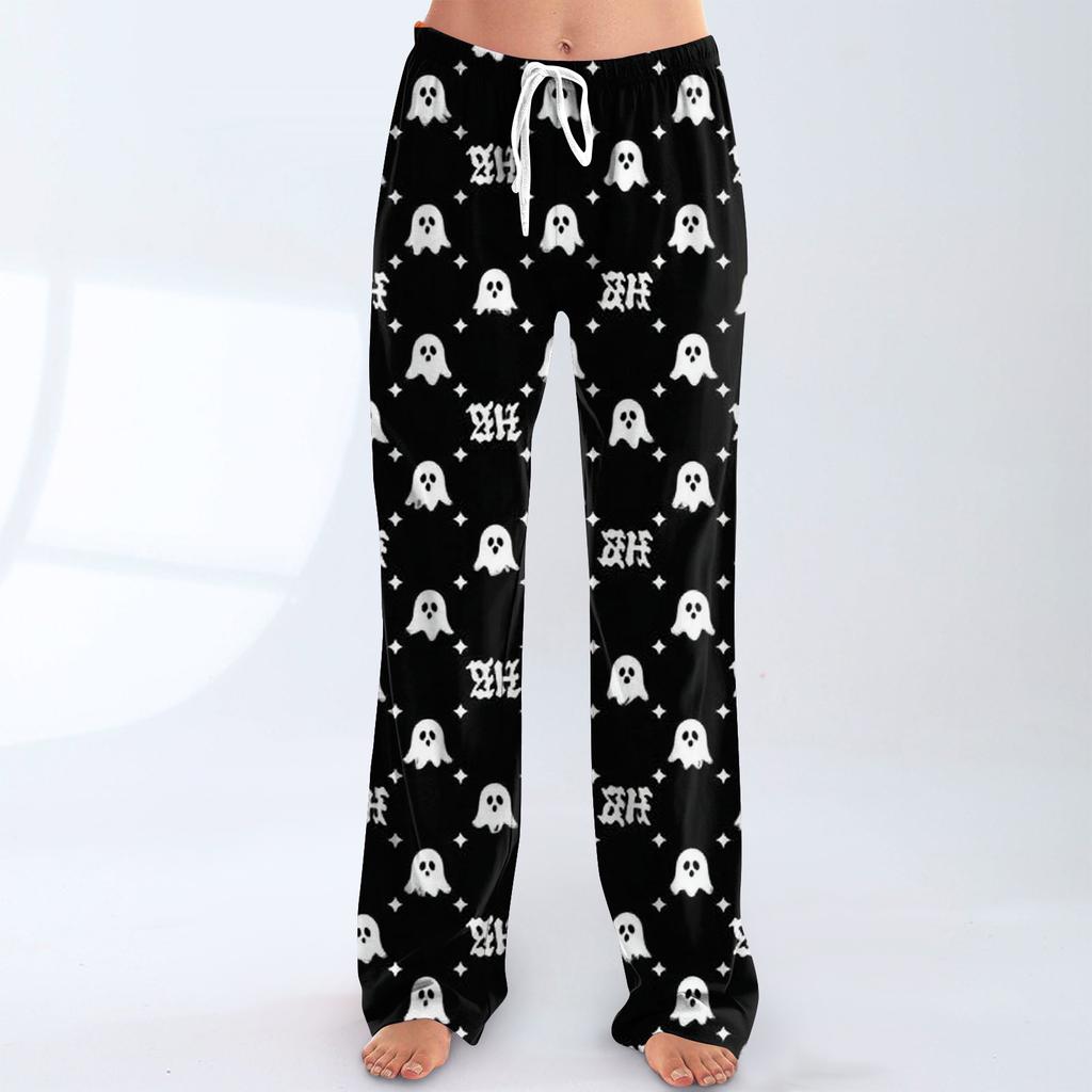 Women's Allover Printed Home Pants Sleeping Pajama Pants Long Pants Pajama Pants Yoga Pants