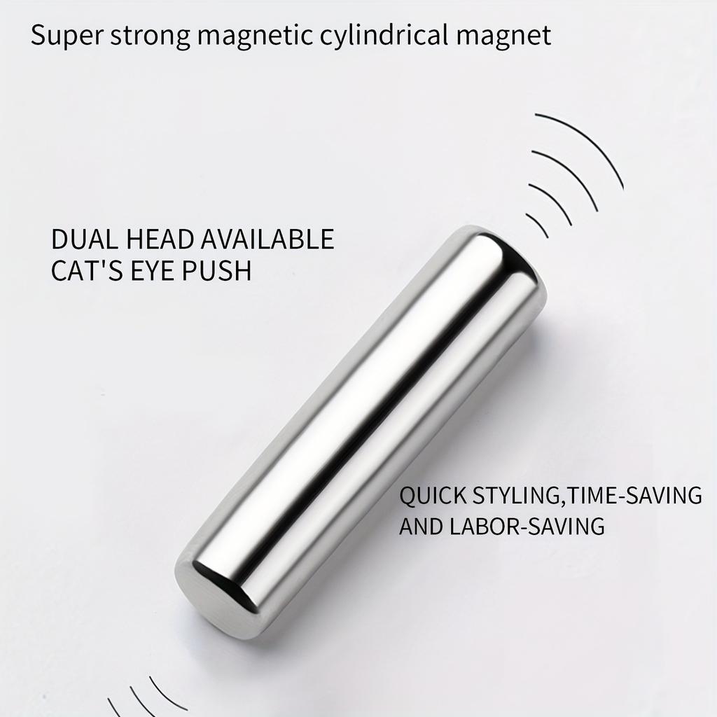 YIKOOLIN Cat Eye Gel Magnetic Pen round 2.5x0.5cm for 3D Gel Nail Polish Strong Stick Manicure Painting Tool