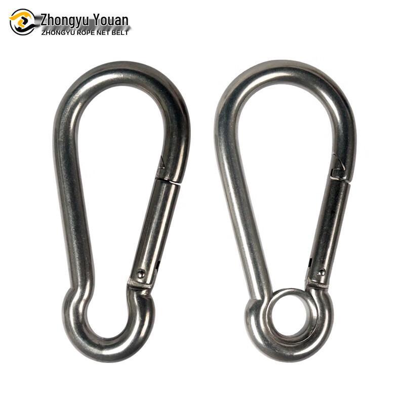 304 Stainless Steel M10 Carabiner Spring Snap Hook