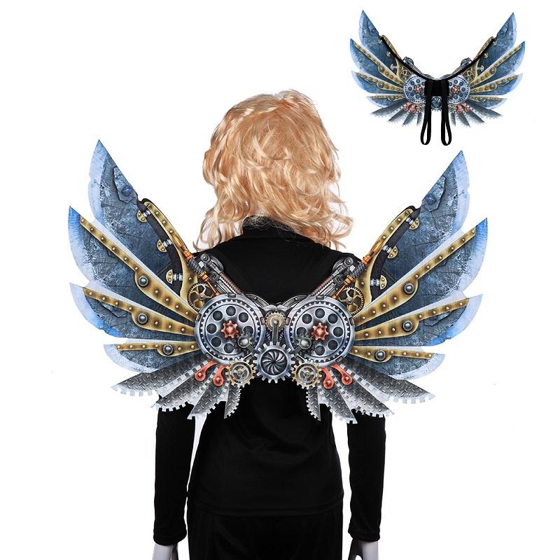 LVOW Steampunk Plague Doctor Mask with Feather Shrug Cape Shawl Halloween Costume Props