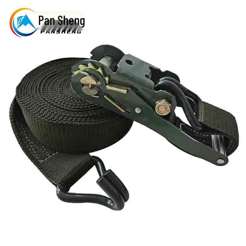 Heavy-Duty Ratchet Tie-Down Strap