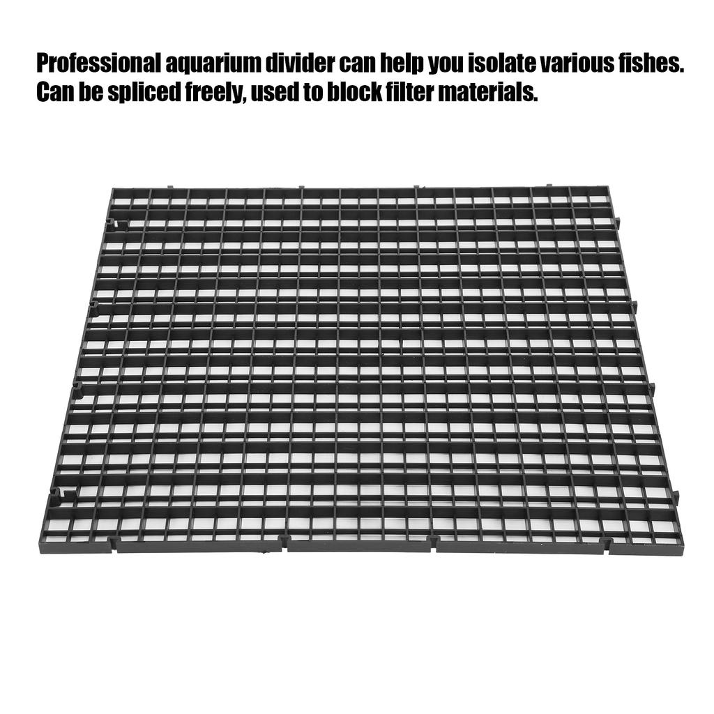 6Pcs Aquarium Fish   Isolation Bottom Filter Grid Plate Dividers Crate Cutting Splicing