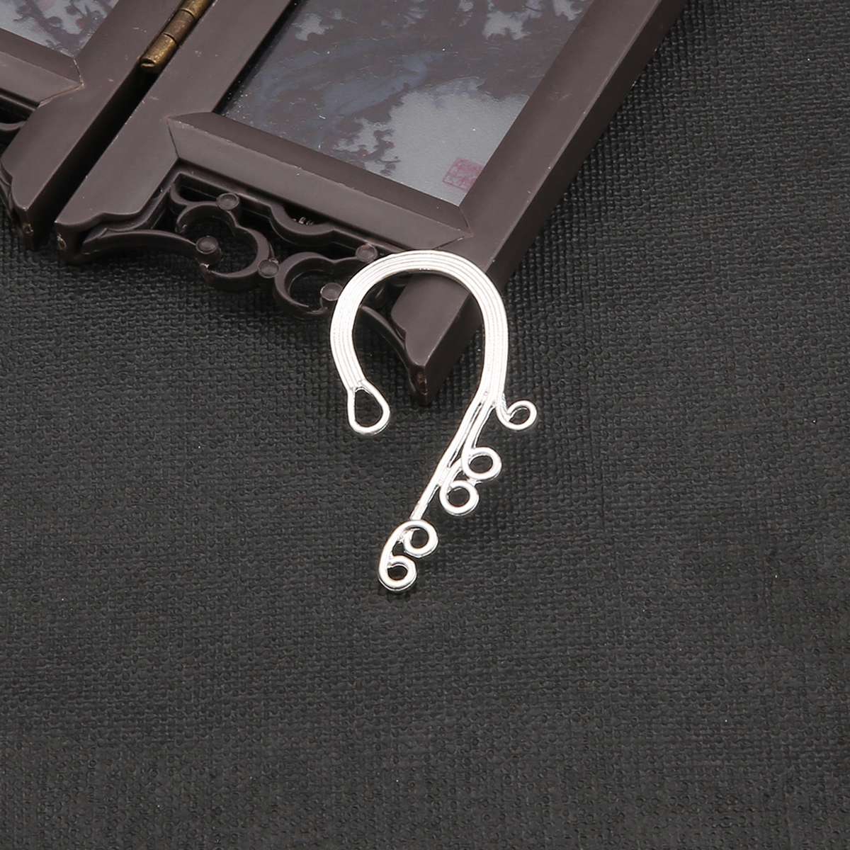 

Металеві предмети старовини Підвіски для виготовлення ювелірних виробів Браслет Намисто своїми руками 30x50mm срібний