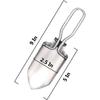 Portable Folding Shovel - Mini Camping Shovel with Carrying Pouch