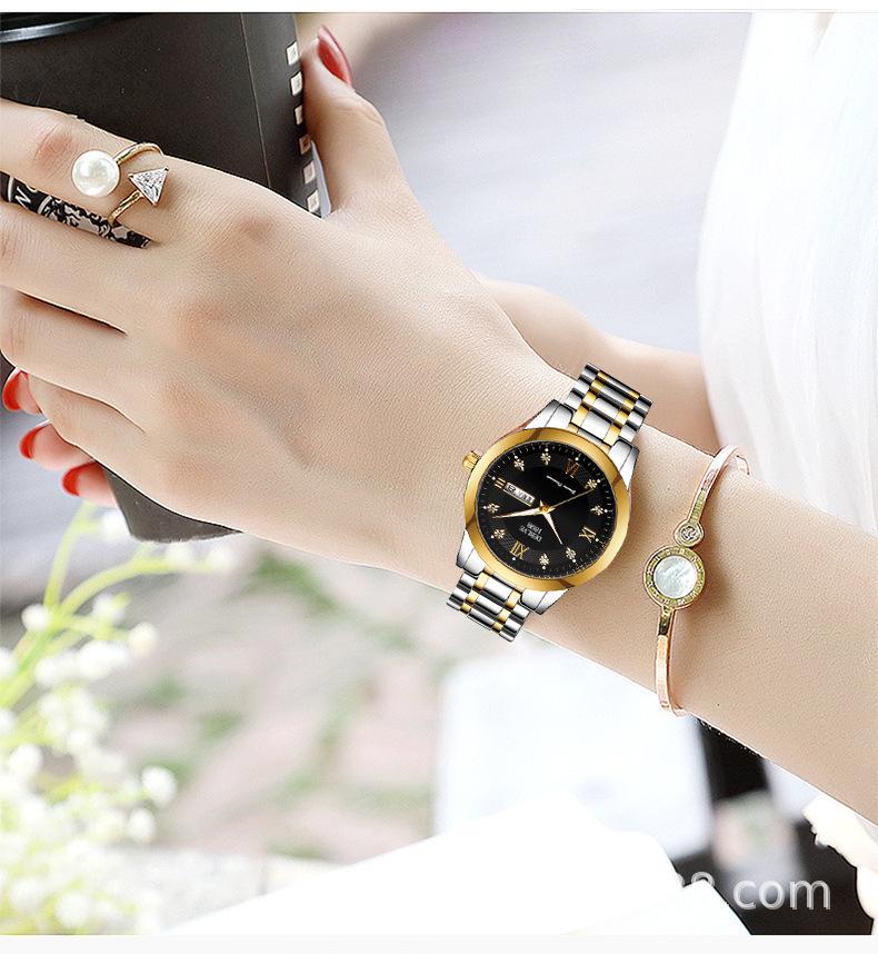 Genuine Women's Luminous Waterproof Quartz Watch - Elegant Design