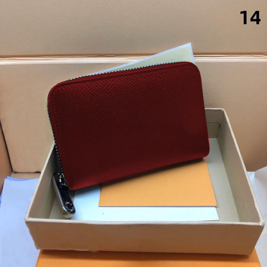New Classic Luxury Designer Women's Wallet Leather Women's Zipper Wallet Women's Fashion Zero Wallet
