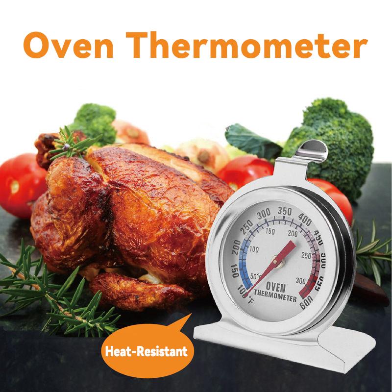 Universal Baking Food Meat Temperature Stainless Steel Oven Thermometer Gauge Microwave Cooker BBQ Temperature Measure Instrumen