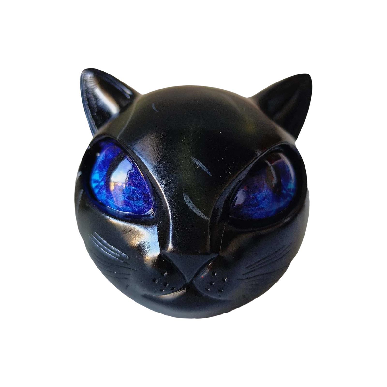 

Роскошная каменная скульптура черных кошек, Элегантный домашний декор и готовое к подарку произведение искусства, Подарки для любителей кошек, женщин, мужчин One Size синий